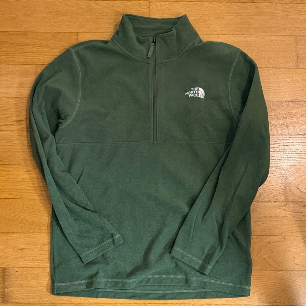 The North Face Forest Green Quarter-Zip Fleece